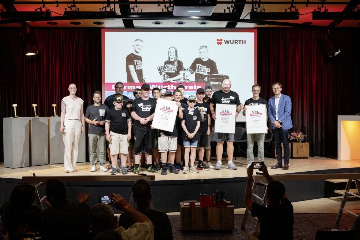 Schule am Michaelsberg bei der Preisverleihung des Carmen Würth Preises