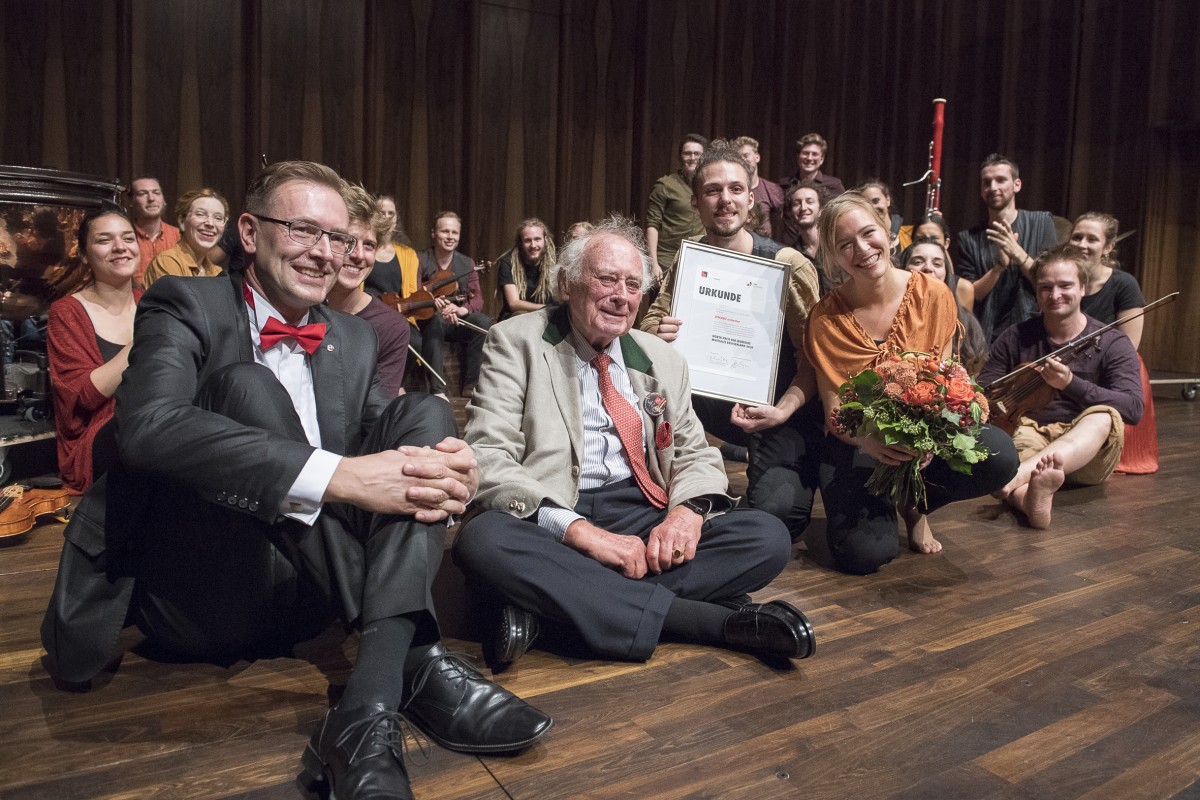 Verleihung 28. Würth-Preis der Jeunesses Musicales Deutschland an das stegreif.orchester Verleihung 28. Würth-Preis der Jeunesses Musicales Deutschland an das stegreif.orchester